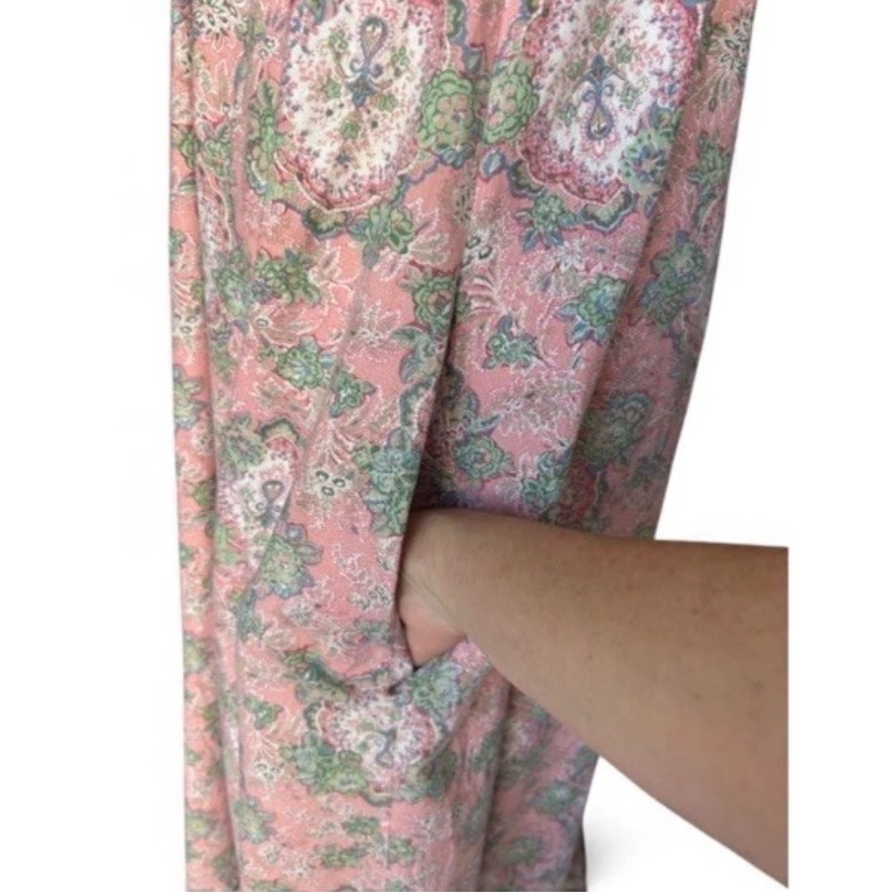Gilligan & O'Malley Pink Floral Nightgown - Picture 5 of 10